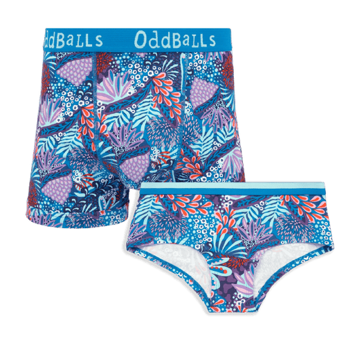 Coral - Dad & Daughter Underwear Bundle