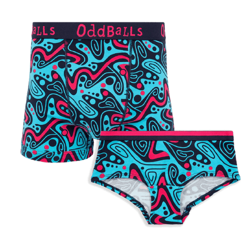 Tidal Wave - Dad & Daughter Underwear Bundle