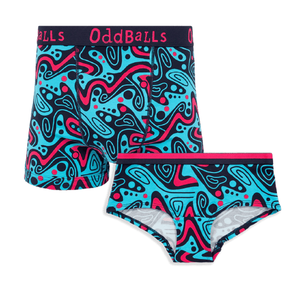 Tidal Wave - Dad & Daughter Underwear Bundle