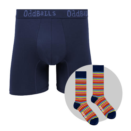 Dragonfly - Mens Bamboo Boxer Shorts & Matching Sock