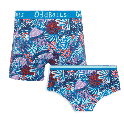 Coral - Dad & Daughter Underwear Bundle