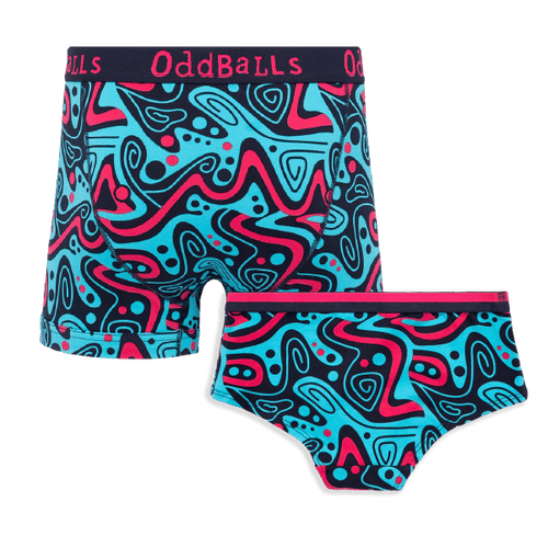 Tidal Wave - Dad & Daughter Underwear Bundle
