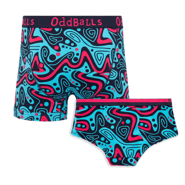 Tidal Wave - Dad & Daughter Underwear Bundle