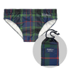Highlands Tartan - Mens Swimming Briefs & Towel Bundle