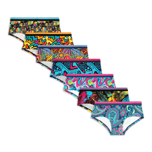 Bargain Bums Bundle - Girls Cotton Knickers 7 Pack