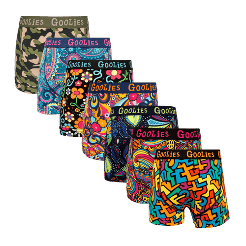 Bargain Bums Bundle - Kids Cotton Boxer Shorts 7 Pack