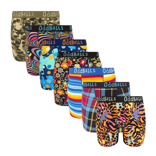 Bargain Bums Bundle - Ladies Bamboo Boxer Shorts 7 Pack