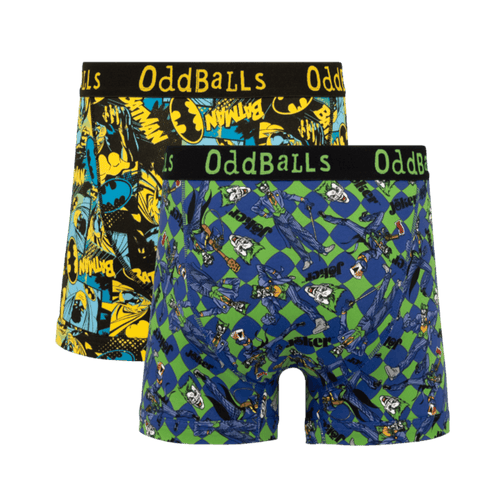 Batman & The Joker Bundle - Mens Cotton Boxer Shorts 2 Pack