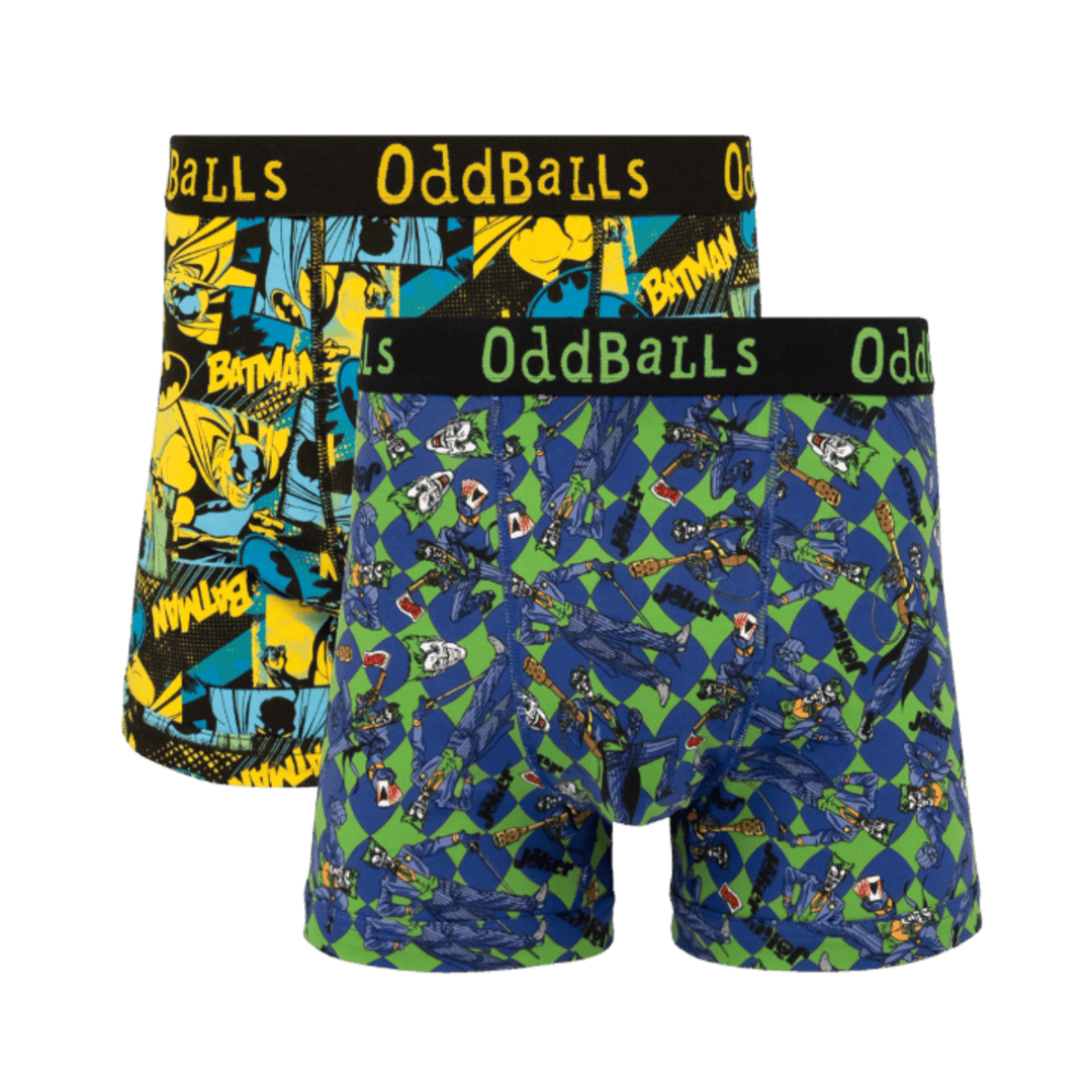 Batman & The Joker Bundle - Mens Cotton Boxer Shorts 2 Pack front