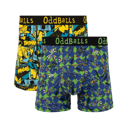 Batman & The Joker Bundle - Mens Cotton Boxer Shorts 2 Pack