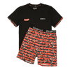 Beano Black and Red - Men's Short Pyjamas Set (T-Shirt & Shorts)