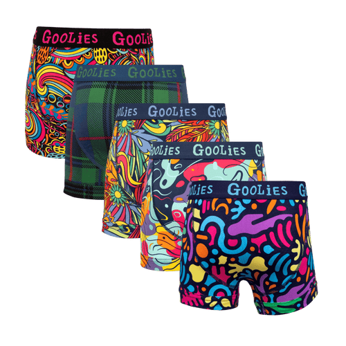 Best Bits Bundle - Kids Cotton Boxer Shorts 5 Pack