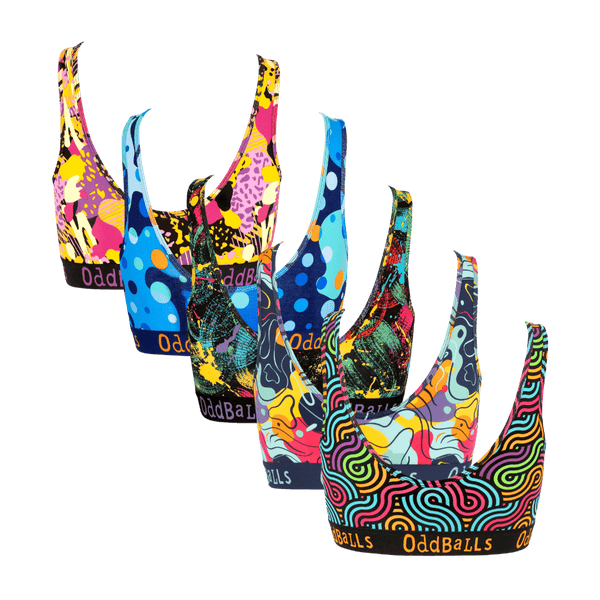 Best Bits Bundle - Ladies Bralette 5 Pack back