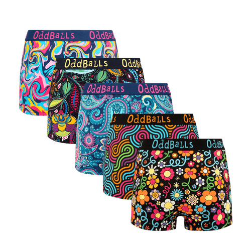 Best Bits Bundle - Ladies Cotton Boxer Shorts 5 Pack