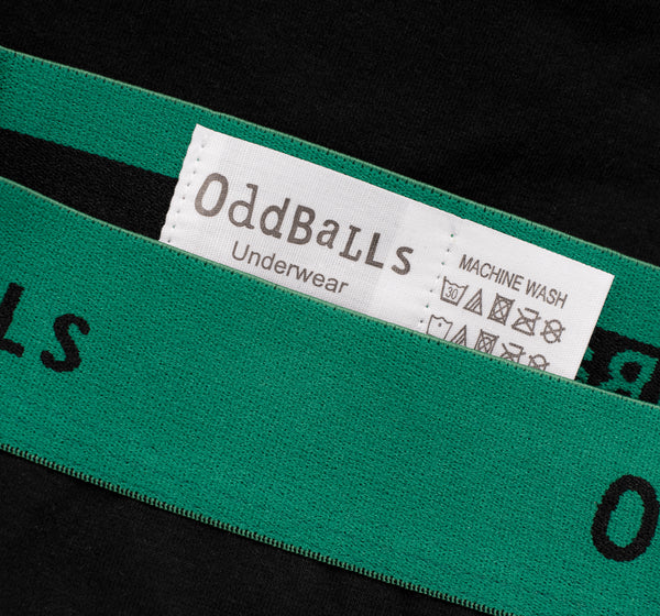 Green & Black - Mens Boxer Shorts