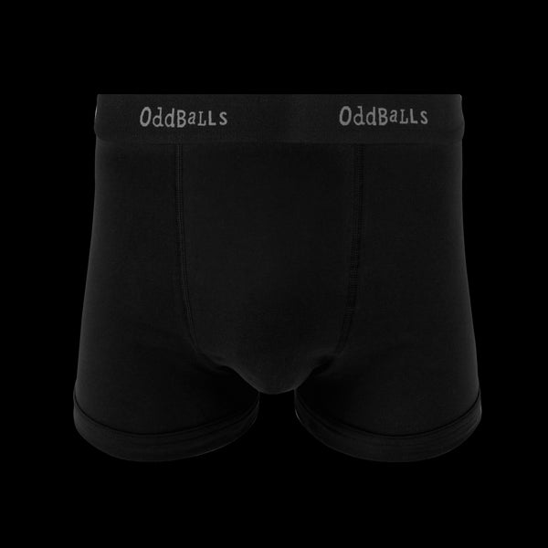 Black & Grey - Mens Cotton Boxer Shorts