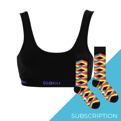 Women's Plain Bralette Subscription - Monthly (Free Socks + Free Delivery!)