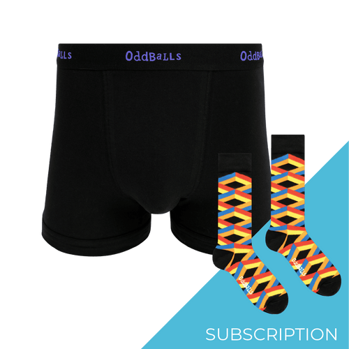 Men's Plain Cotton Boxer Shorts Subscription - Monthly Underwear (Free Socks + Free Delivery!)