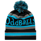 Black / Blue / Grey - Bobble Hat