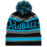 Black / Blue / Grey - Bobble Hat