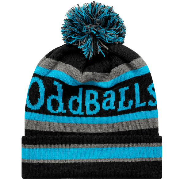 Black / Blue / Grey - Bobble Hat