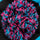Black / Blue / Pink - Bobble Hat
