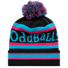 Black / Blue / Pink - Bobble Hat