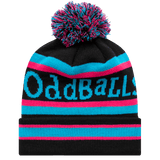 Black / Blue / Pink - Bobble Hat