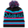 Black / Blue / Pink - Bobble Hat