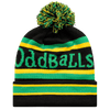 Black / Green / Yellow - Bobble Hat