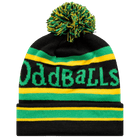 Black / Green / Yellow - Bobble Hat