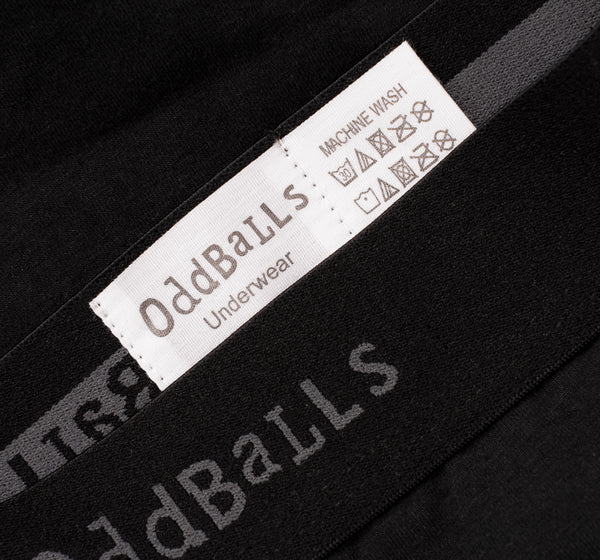 Black & Grey - Mens Cotton Boxer Shorts