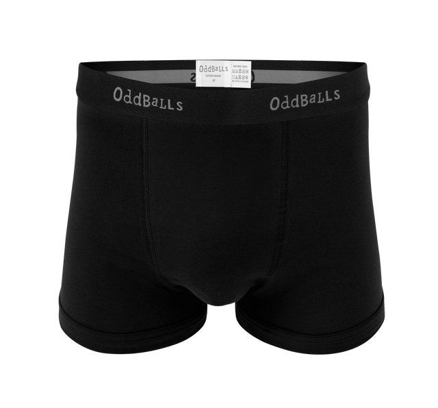 Black/Grey OddBalls - Mens Boxer Shorts