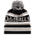 Black / Grey / White - Bobble Hat