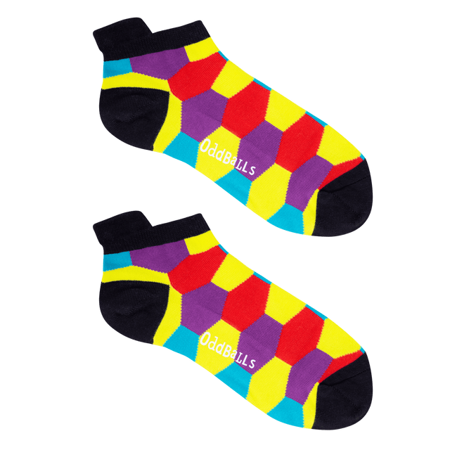Black Hex - Ankle Trainer Socks