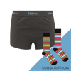 Women's Plain Cotton Boxer Shorts Subscription - 3 Month Prepaid (Free Socks + Free Delivery!)