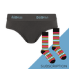 Women's Plain Brief Knickers Subscription - 3 Months Prepaid (Free Socks + Free Delivery!)