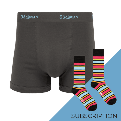 Men's Plain Cotton Boxer Shorts Subscription - Monthly Underwear (Free Socks + Free Delivery!)