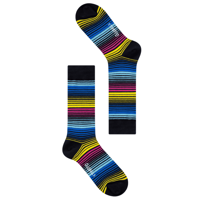 Blueberry Lines - Socks Size 1-2
