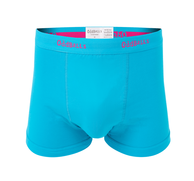 Blue/Pink - Mens Boxer Shorts