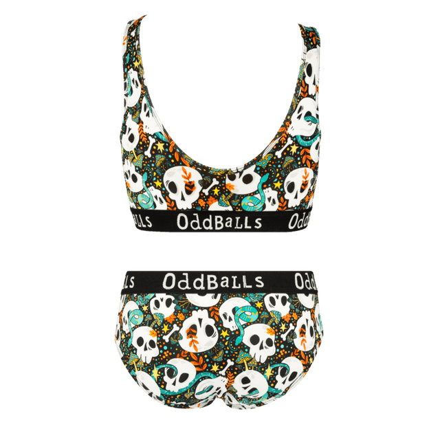 Skulls Bundle - Womens Bralette & Briefs Matching Set