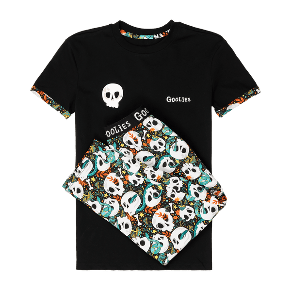 Skulls - Kids Long Pyjamas Set (T-Shirt & Trousers)