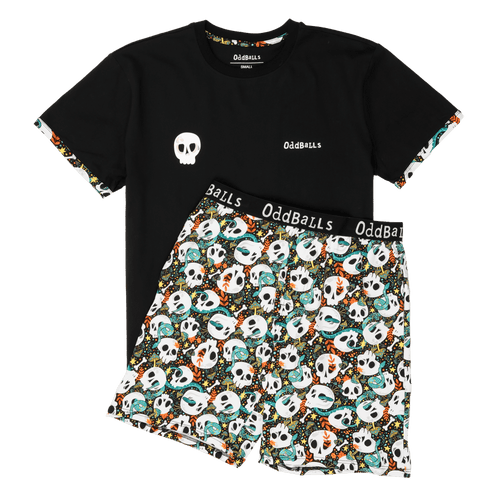 Skulls - Men's Short Pyjamas Set (T-Shirt & Shorts)