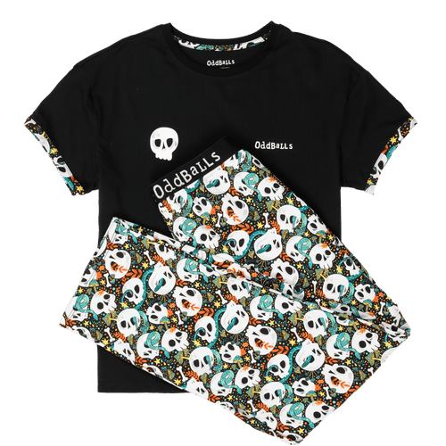 Skulls - Women's Long Pyjamas Set (T-Shirt & Trousers)