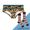 Girlies Girls Knickers Subscription - 6 Month Prepaid (Free Socks + Free Delivery!)