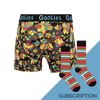 Goolies' Boys Boxer Shorts Subscription - Monthly (Free Socks + Free Delivery!)