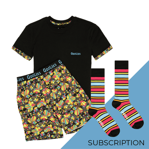 Kid's Short Pyjamas Set Subscription - Monthly Pyjamas (Free Socks + Free Delivery!)