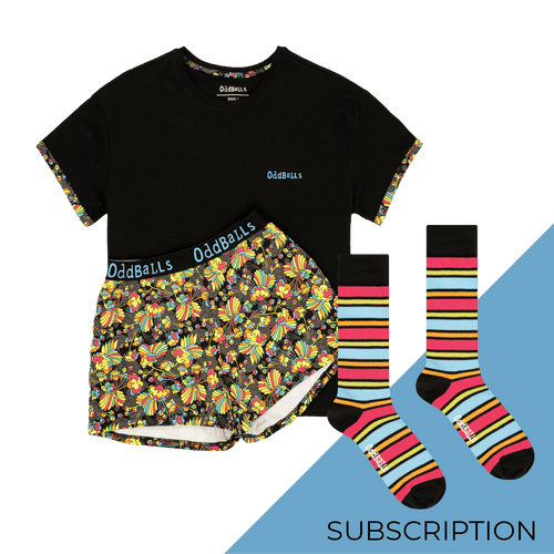 Women's Short Pyjamas Set Subscription - Monthly Pyjamas (Free Socks + Free Delivery!)