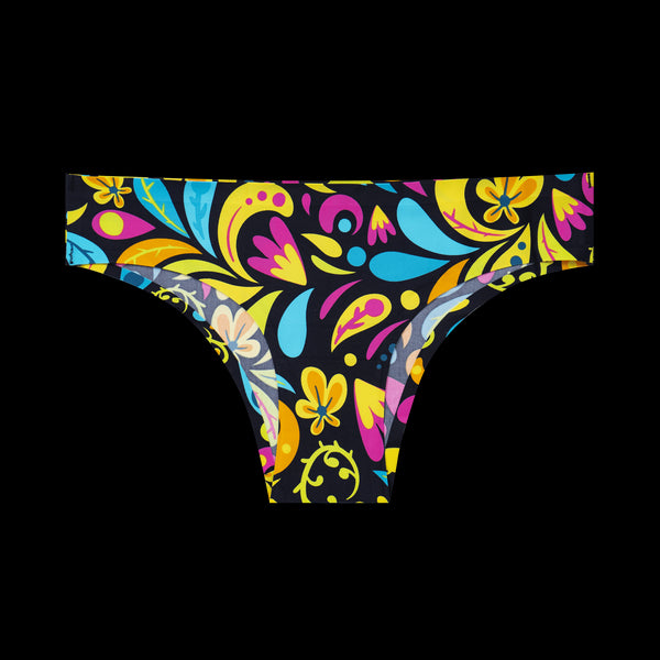 Vibrant Vibes Bundle - Ladies Seamless Brazilian Briefs 12 Pack Bundle