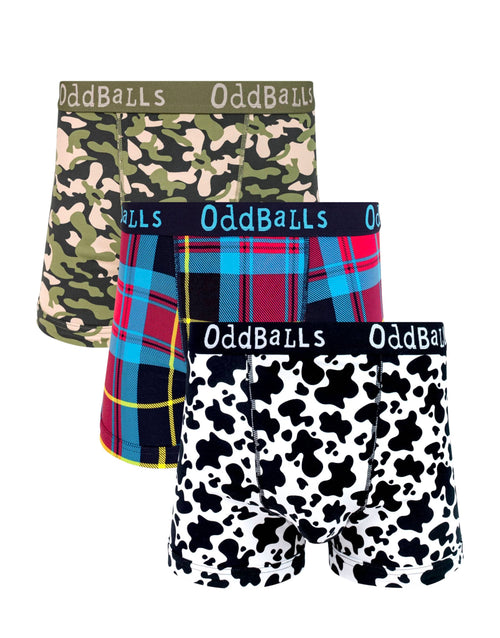 ASOS cotton boxer shorts 3 pack